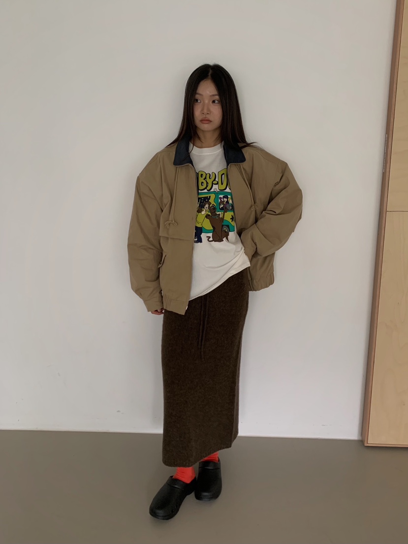 CAMEL-P東大門直郵女裝新款休閑長裙羊駝Came_l 家長裙