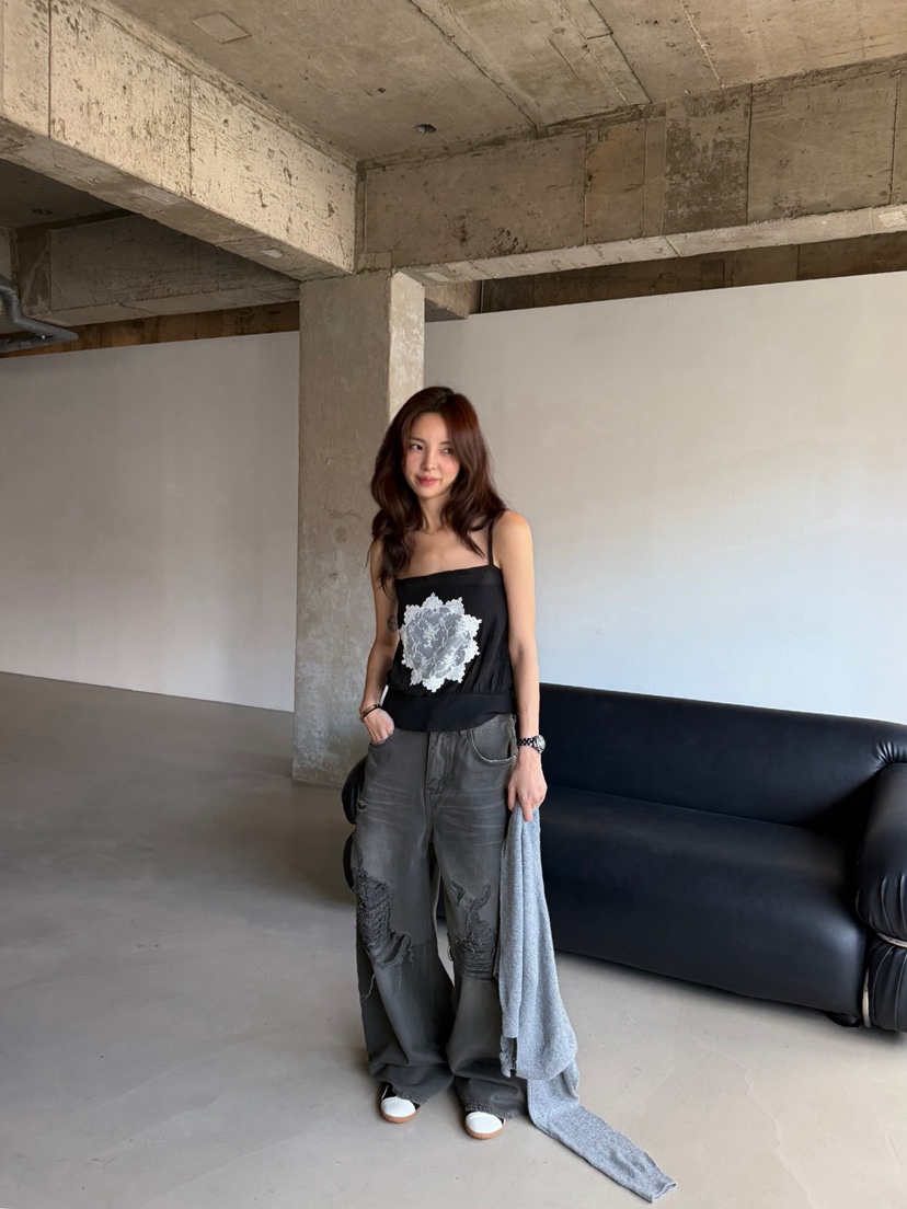 SOLAR韓國代購女裝新款休閑時尚人氣推薦真品熱賣吊帶背心SOLAR吊帶/背心