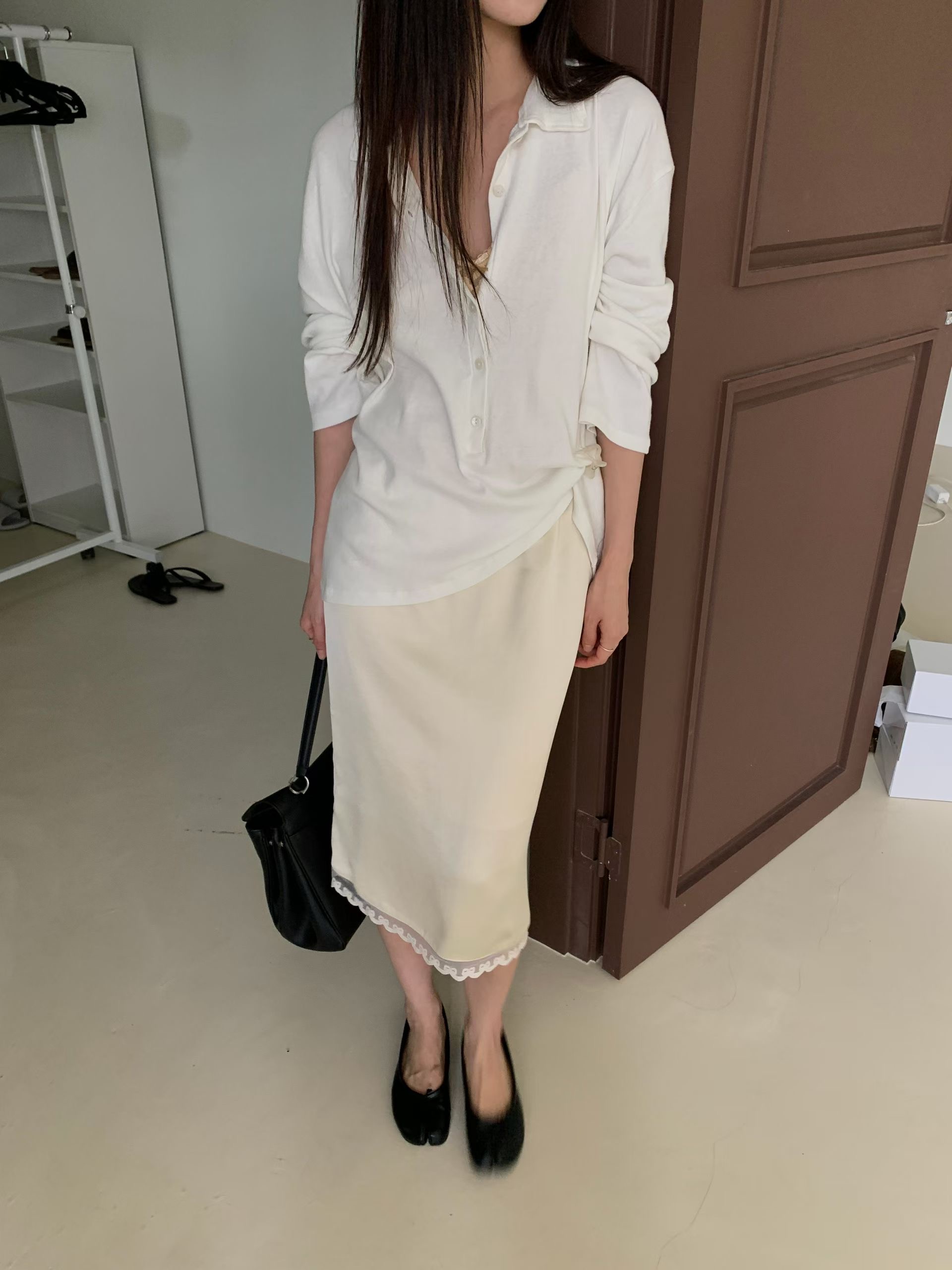 OVERNUE東大門實拍女士新品真品推薦熱賣職業時尚襯衫蕾絲衫OVERNUE襯衫/蕾絲衫圖色2
