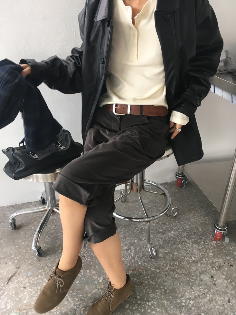 TREMA韓國直郵女裝新款熱賣職業時尚推薦人氣短褲不含腰帶TREMA短褲