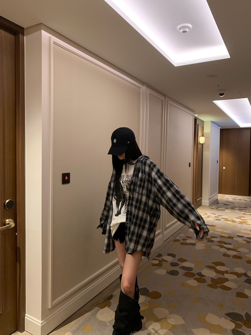 BADCALM韓國直郵女士新款職業休閑真品襯衫蕾絲衫不含內搭BADCALM襯衫/蕾絲衫