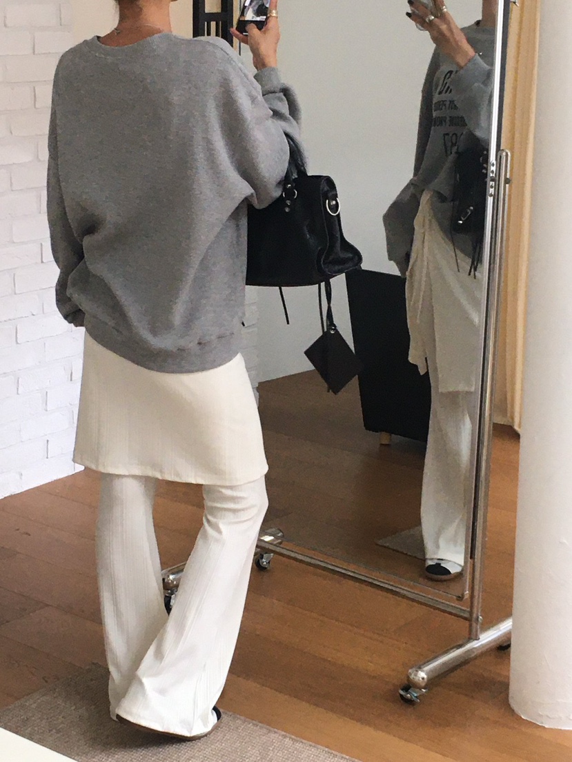 REVE CITE-L東大門代購女士新品休閑人氣裙褲可拆卸紐扣REVE CITE-L裙褲