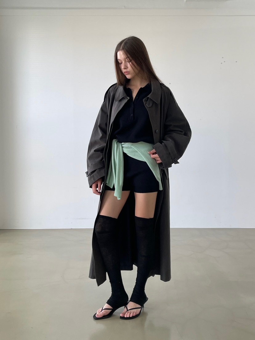 ANOTHER AVENUE韓國直郵女裝新品休閑熱賣長款風衣含腰帶ANOTHER AVENUE長款風衣