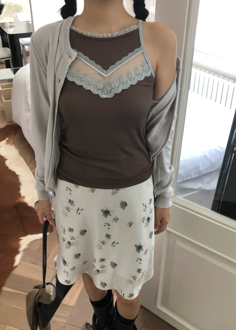 OUPPT韓國直郵女士新品休閑熱賣人氣時尚職業推薦吊帶背心OUPPT吊帶/背心