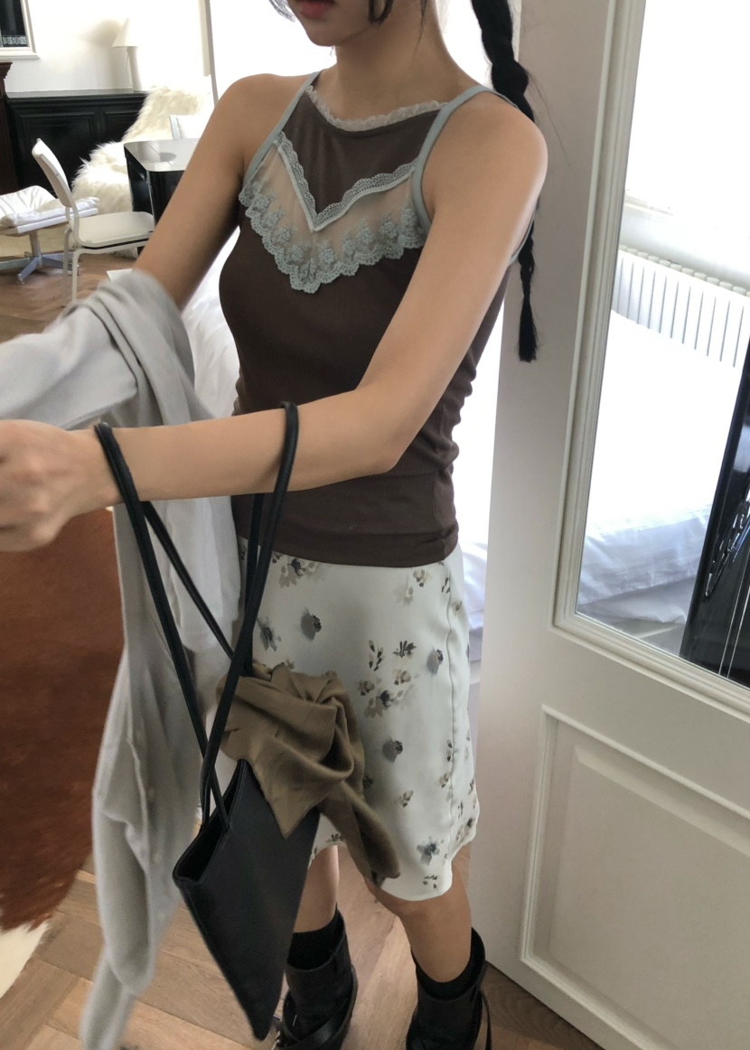 OUPPT韓國直郵女士新品休閑熱賣人氣時尚職業推薦吊帶背心OUPPT吊帶/背心