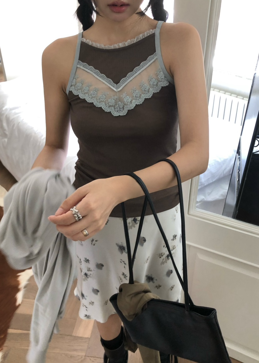 OUPPT韓國直郵女士新品休閑熱賣人氣時尚職業推薦吊帶背心OUPPT吊帶/背心