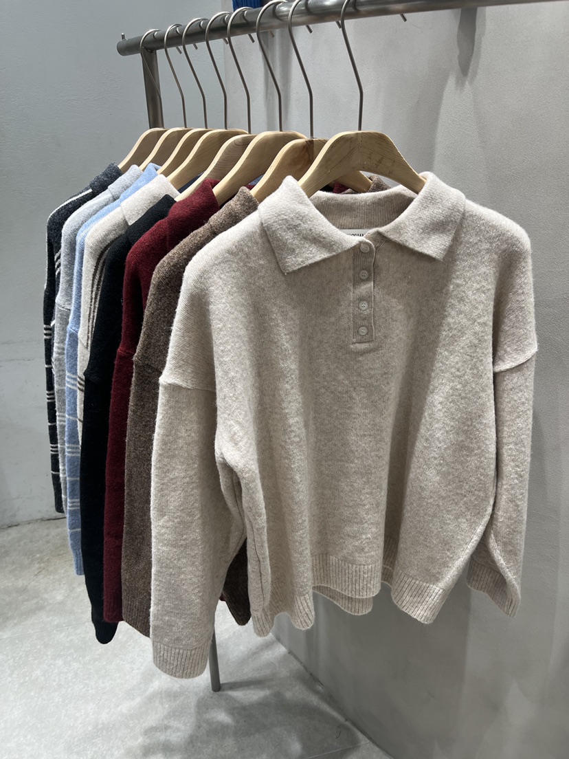 EVERCOMMERCE METICULOUSLY DESIGNED韓國代購女裝新款休閑針織衫EVERCOMMERCE METICULOUSLY DESIGNED針織衫