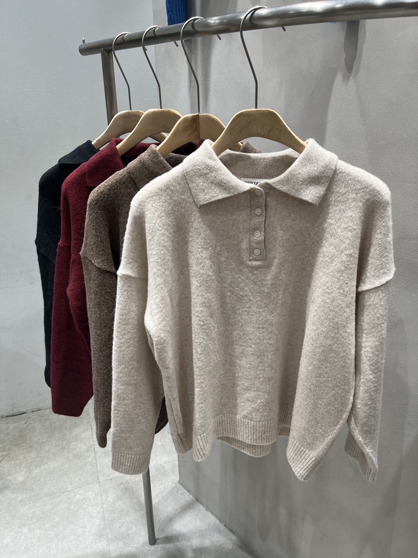 EVERCOMMERCE METICULOUSLY DESIGNED韓國代購女裝新款休閑針織衫EVERCOMMERCE METICULOUSLY DESIGNED針織衫