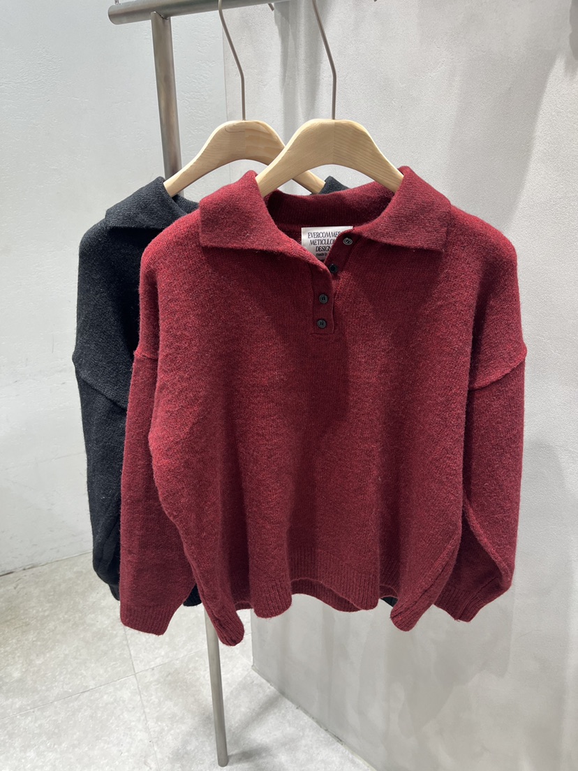 EVERCOMMERCE METICULOUSLY DESIGNED韓國代購女裝新款休閑針織衫EVERCOMMERCE METICULOUSLY DESIGNED針織衫