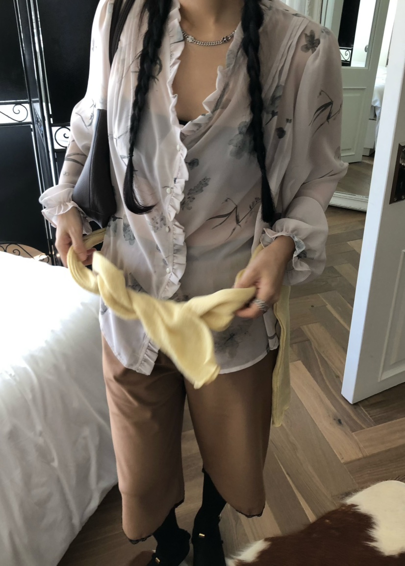 OUPPT東大門代購女裝新品人氣推薦休閑真品職業襯衫蕾絲衫OUPPT襯衫/蕾絲衫圖色1