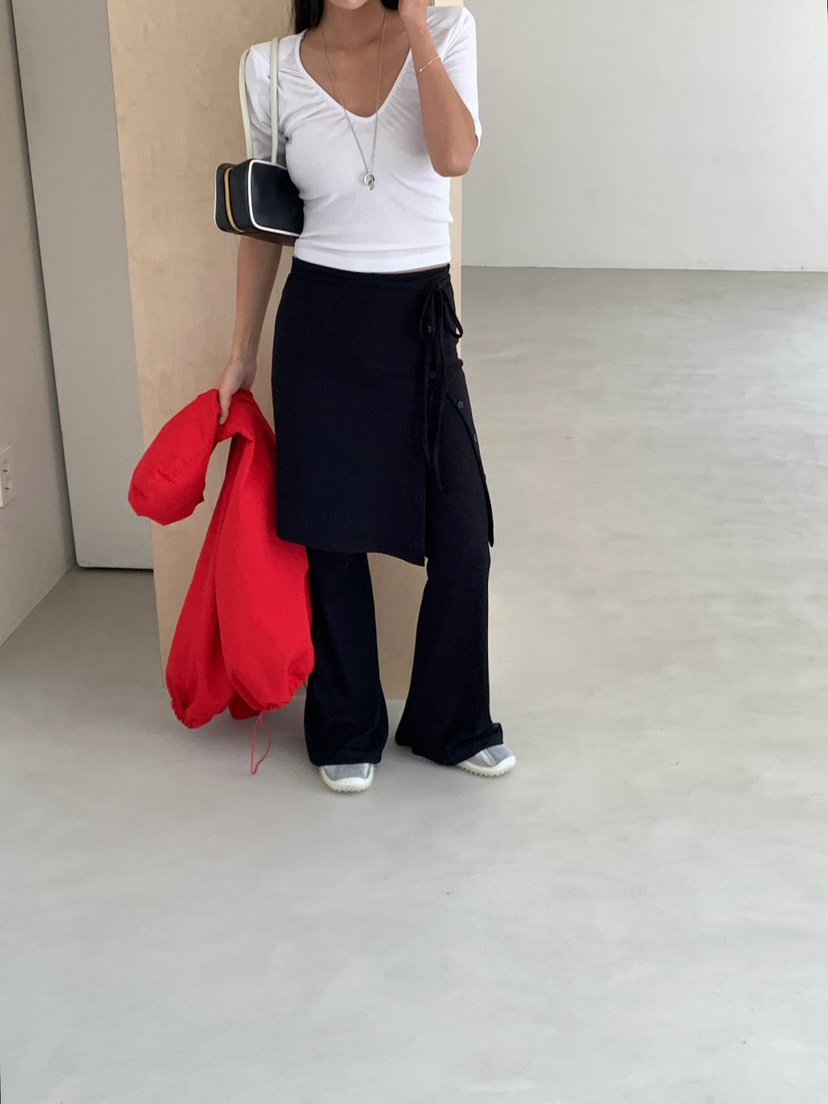 REVE CITE-L東大門直郵女士新款真品推薦休閑人氣T恤褶皺REVE CITE-LT恤