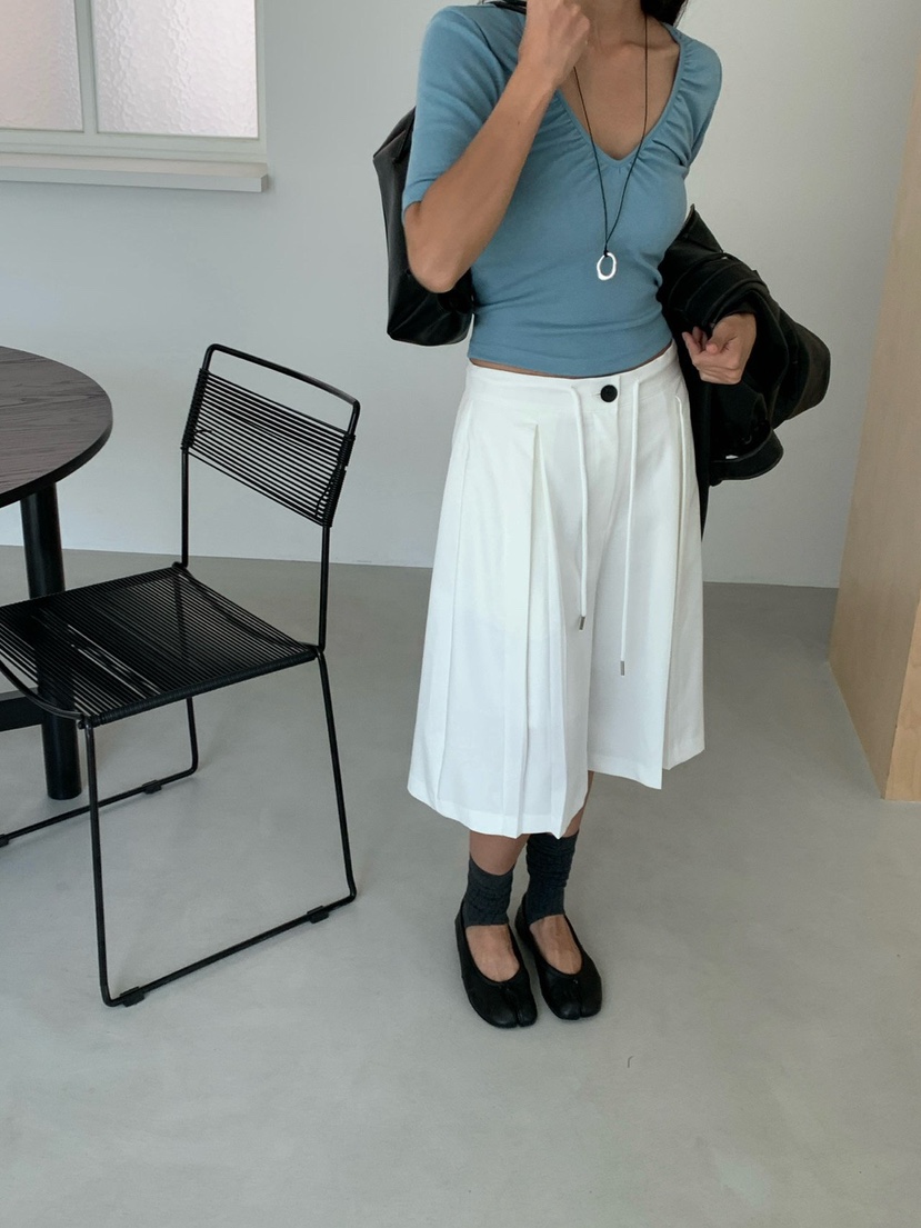 REVE CITE-L東大門直郵女士新款真品推薦休閑人氣T恤褶皺REVE CITE-LT恤