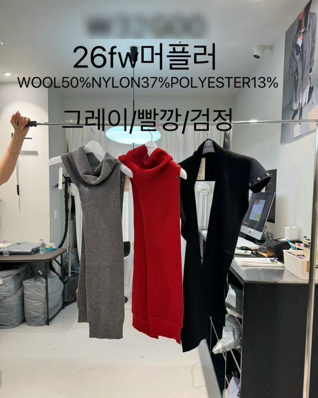 OLI SEOUL東大門直郵女士新品時尚熱賣職業圍巾披肩圍巾OLI SEOUL圍巾/披肩