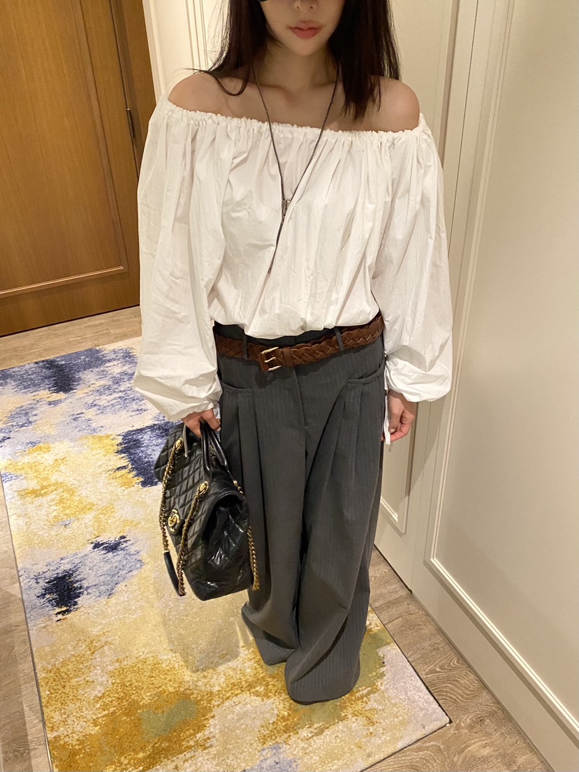 FOUREIGHT韓國代購女士新款職業推薦時尚熱賣真品襯衫蕾絲衫FOUR EIGHT襯衫/蕾絲衫