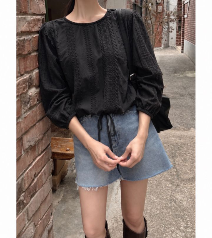HEY/TO SEWING韓國直郵女士新品時尚真品推薦襯衫蕾絲衫BY HEY/TO SEWING襯衫/蕾絲衫