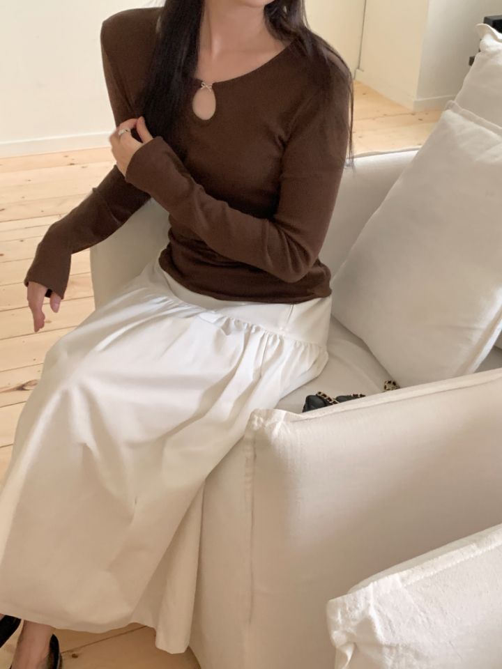 HEY/TO SEWING東大門實拍女裝新品人氣熱賣休閑長袖T恤BY HEY/TO SEWING長袖T恤