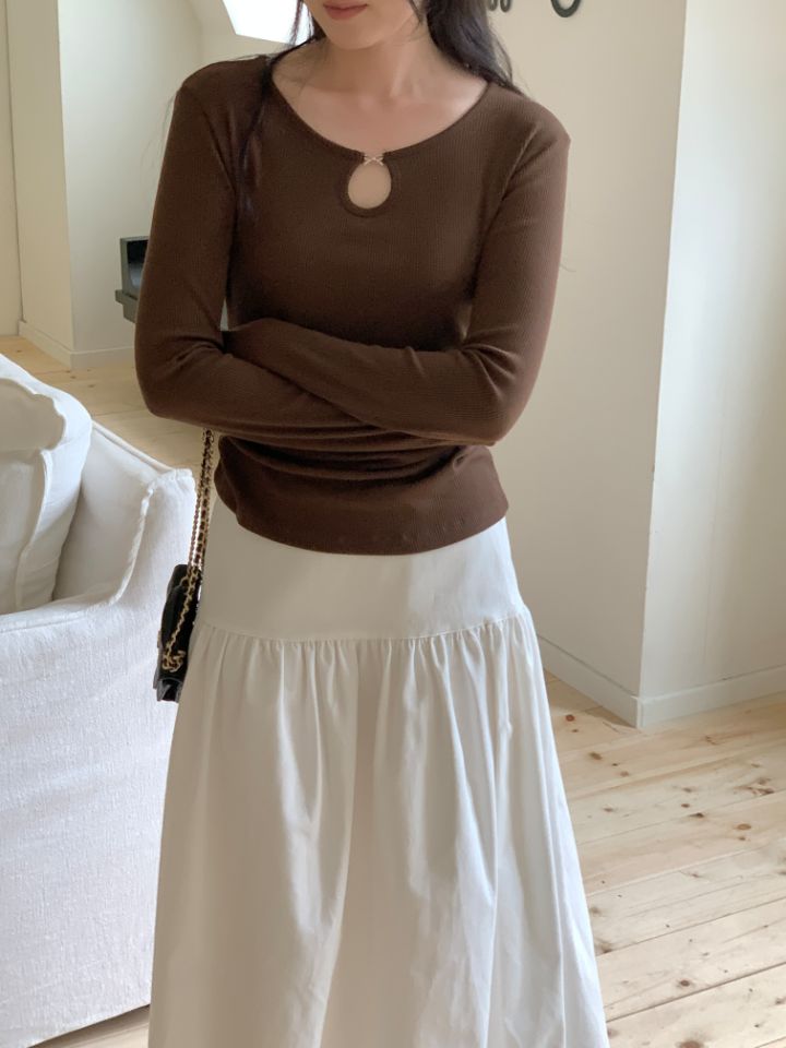 HEY/TO SEWING東大門實拍女裝新品人氣熱賣休閑長袖T恤BY HEY/TO SEWING長袖T恤