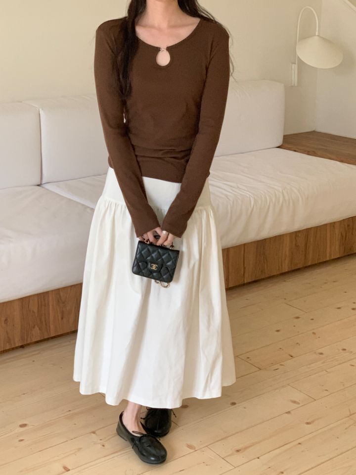 HEY/TO SEWING東大門實拍女裝新品人氣熱賣休閑長袖T恤BY HEY/TO SEWING長袖T恤