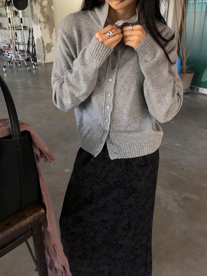 MURMUR東大門代購女裝新品人氣休閑真品推薦熱賣開衫高領MURMUR開衫