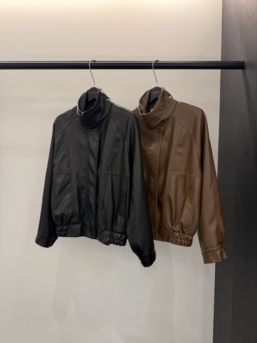 MURMUR東大門代購女士新品真品推薦熱賣職業夾克水洗皮革MURMUR夾克