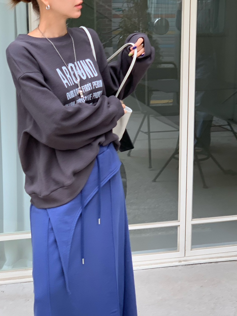 REVE CITE-L東大門代購女士新款真品人氣熱賣衛衣華夫格REVE CITE-L衛衣