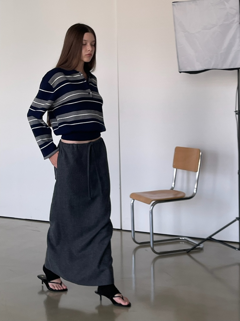 ANOTHER AVENUE韓國代購女裝新款人氣推薦熱賣針織衫條紋ANOTHER AVENUE針織衫
