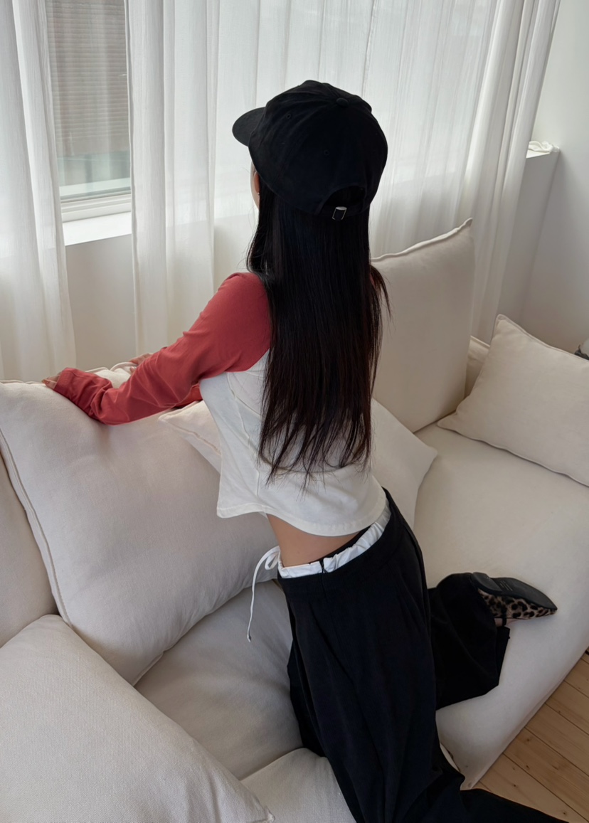 BYRING東大門實拍女裝新款人氣推薦真品休閑時尚熱賣長袖T恤BYRING長袖T恤