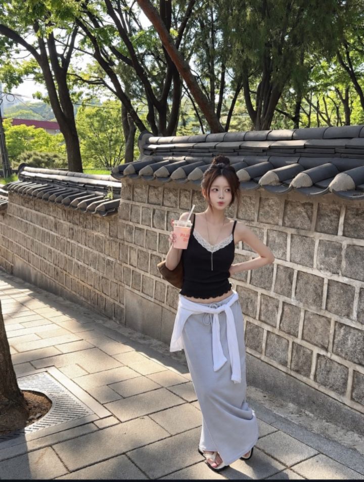 HEY/TO SEWING韓國直郵女士新款人氣熱賣吊帶背心蕾絲無袖BY HEY/TO SEWING吊帶/背心