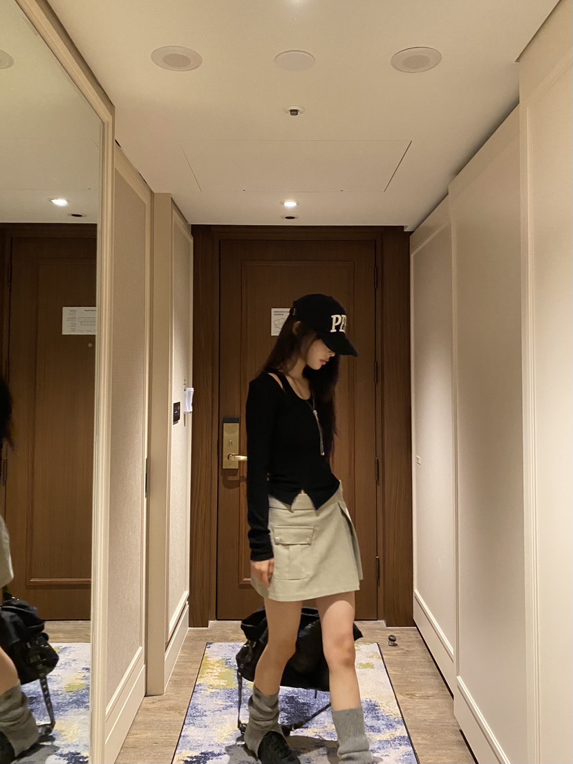 FOUREIGHT韓國直郵女士新品真品時尚職業熱賣休閑長袖T恤FOUR EIGHT長袖T恤