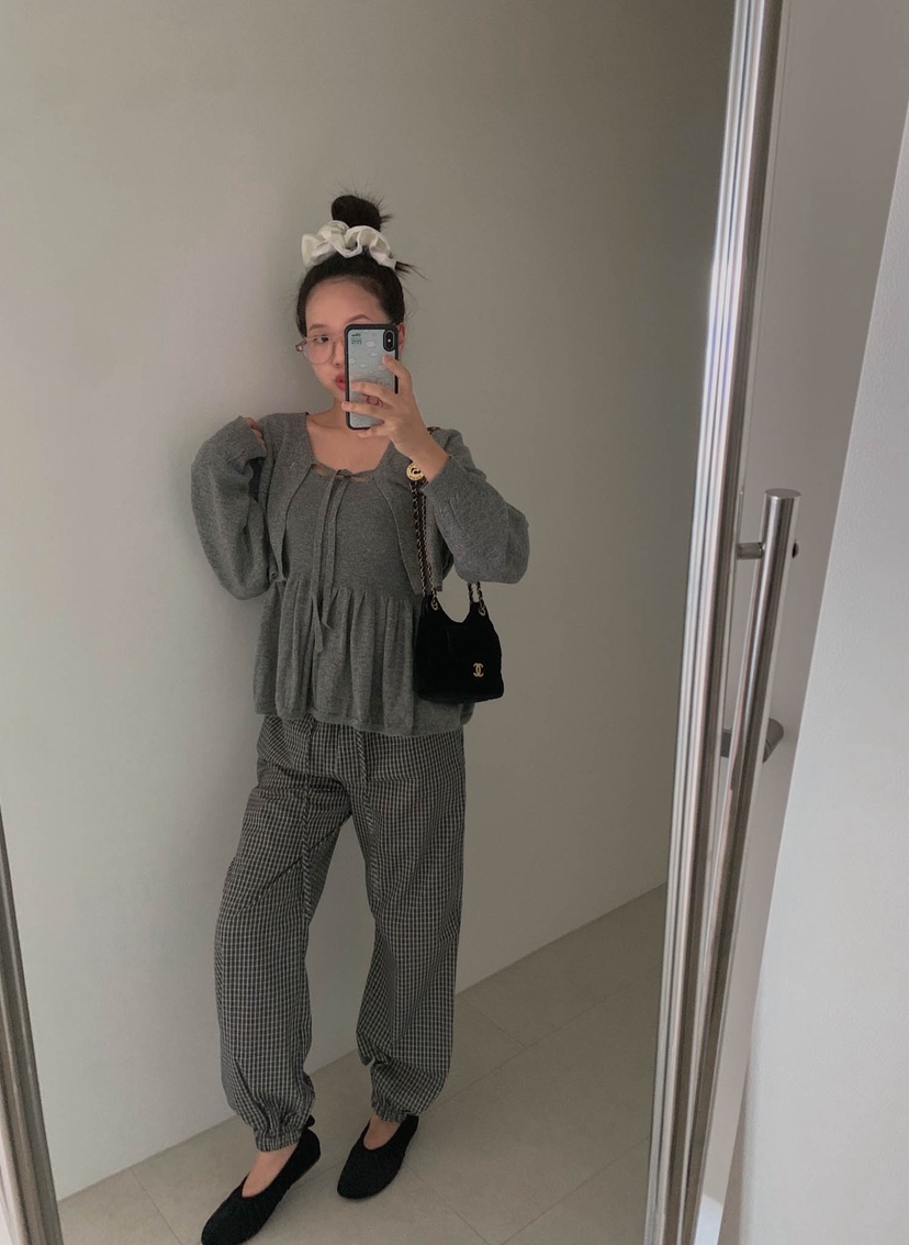 LETAILOR韓國代購女士新款熱賣時尚職業休閑褲荷葉邊運動LETAILOR休閑褲