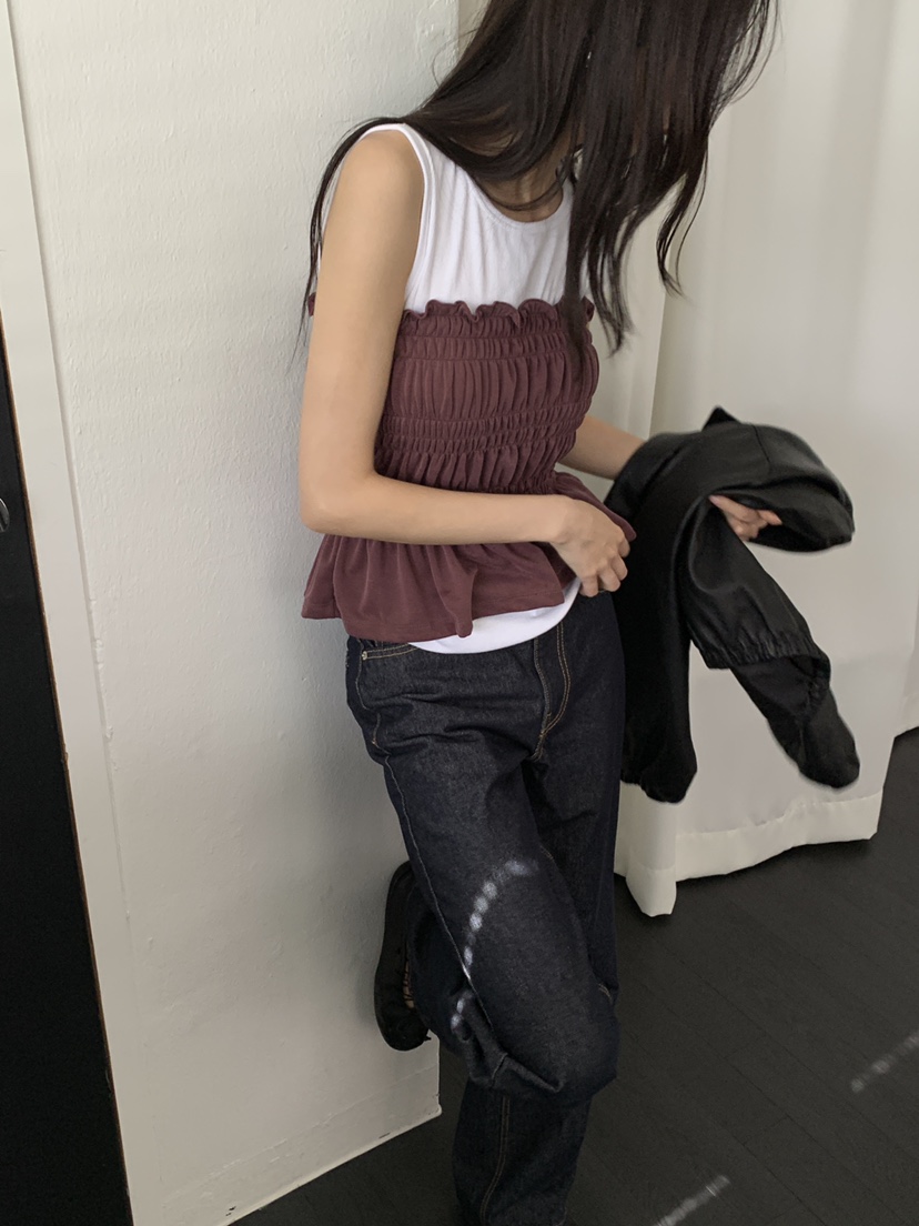 ATHEA東大門實拍女裝新品推薦熱賣時尚休閑吊帶背心不含內搭ATHEA吊帶/背心