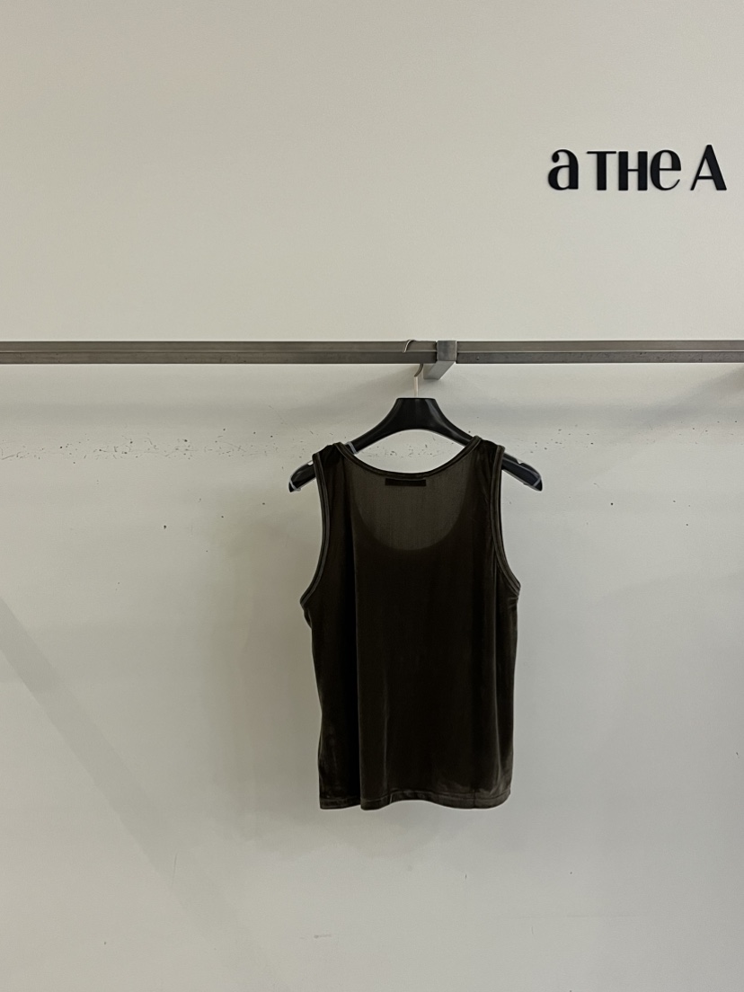 ATHEA東大門代購女士新款熱賣休閑時尚吊帶背心天鵝絨無袖ATHEA吊帶/背心