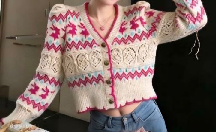 BLING BLING-S/RICO東大門實拍女士新品真品針織衫開衫BLING BLING-S/RICO針織衫