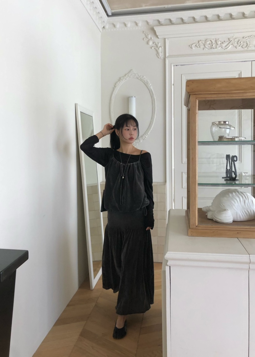 OUPPT東大門實拍女士新款人氣休閑推薦時尚熱賣真品吊帶背心OUPPT吊帶/背心