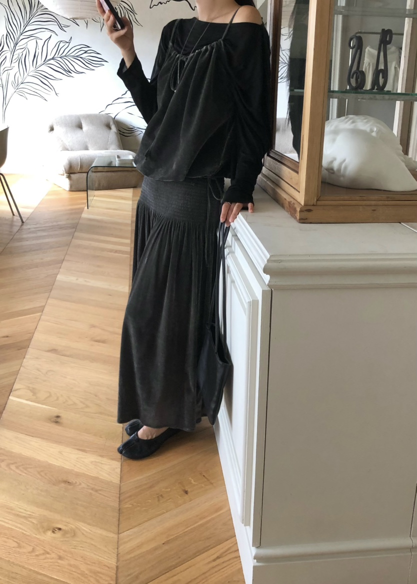 OUPPT東大門直郵女裝新款職業真品熱賣推薦人氣時尚休閑長裙OUPPT長裙