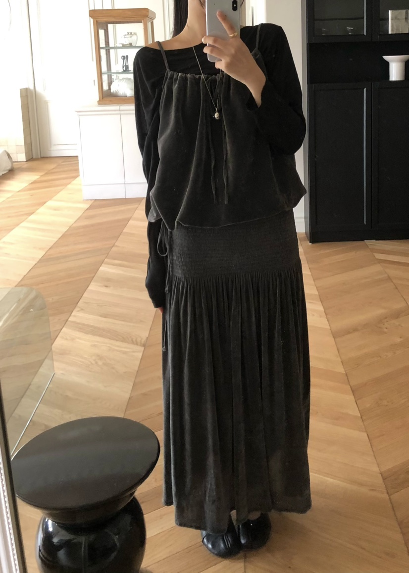 OUPPT東大門直郵女裝新款職業真品熱賣推薦人氣時尚休閑長裙OUPPT長裙圖色2
