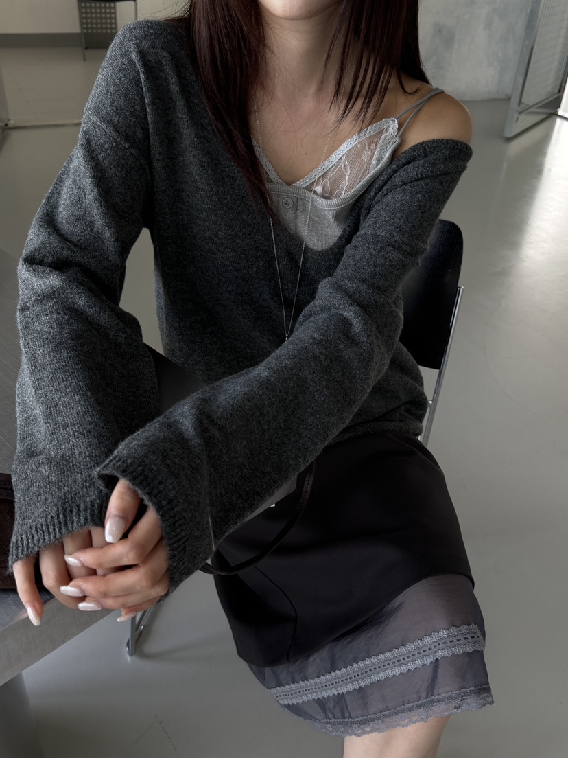 OUTLANDER東大門直郵女士新款真品人氣熱賣休閑針織衫V領OUTLANDER針織衫