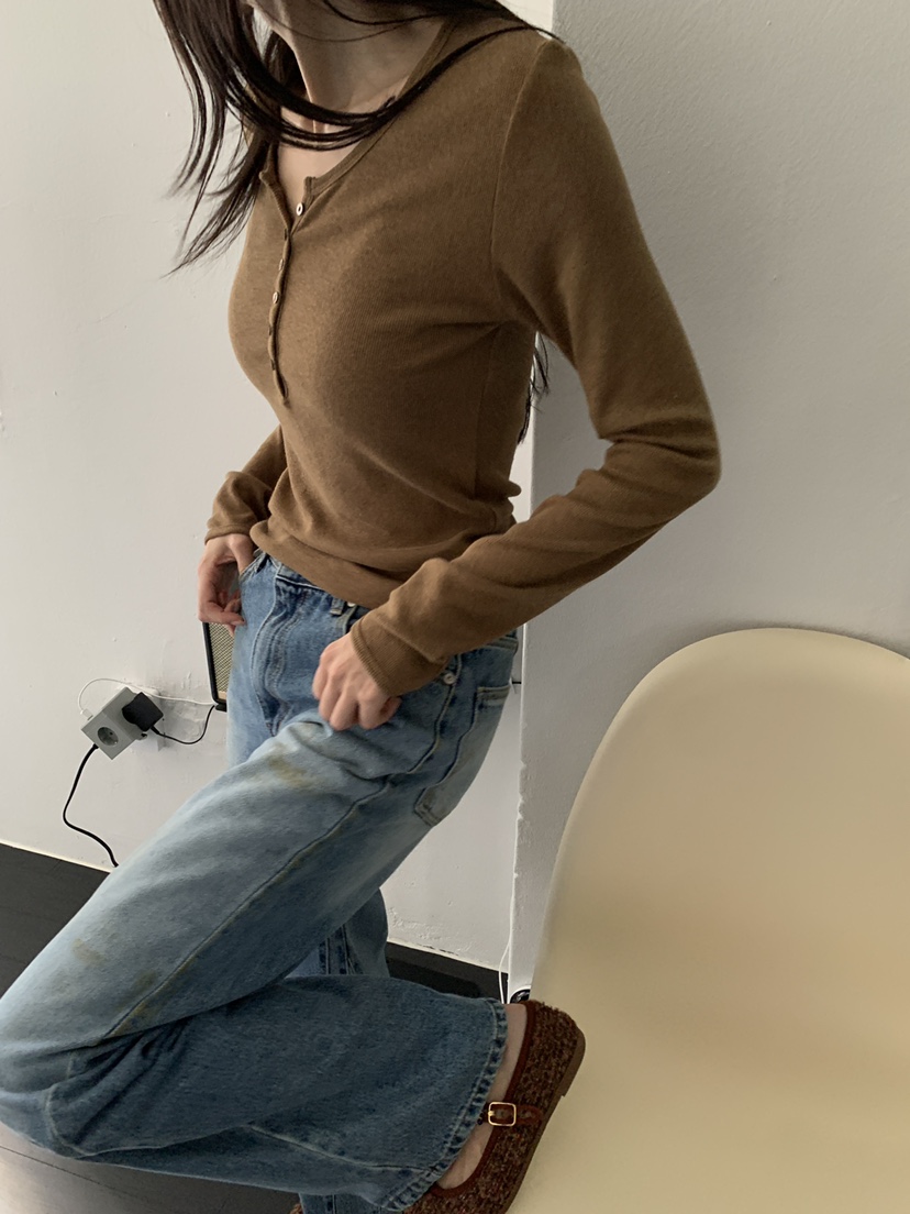 LE RIVE韓國代購女裝新品熱賣人氣時尚休閑推薦真品針織衫LE RIVE針織衫圖色1