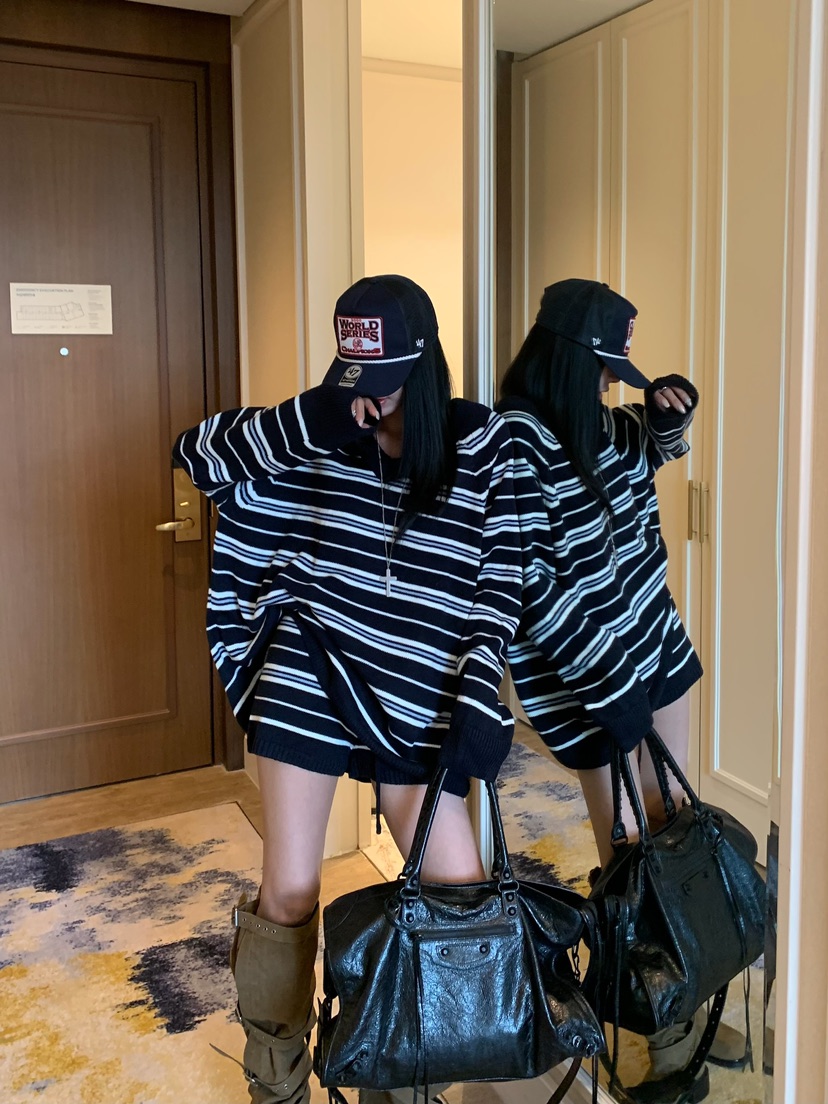 BADCALM東大門代購女裝新款熱賣職業休閑人氣推薦時尚毛衣BADCALM毛衣圖色2
