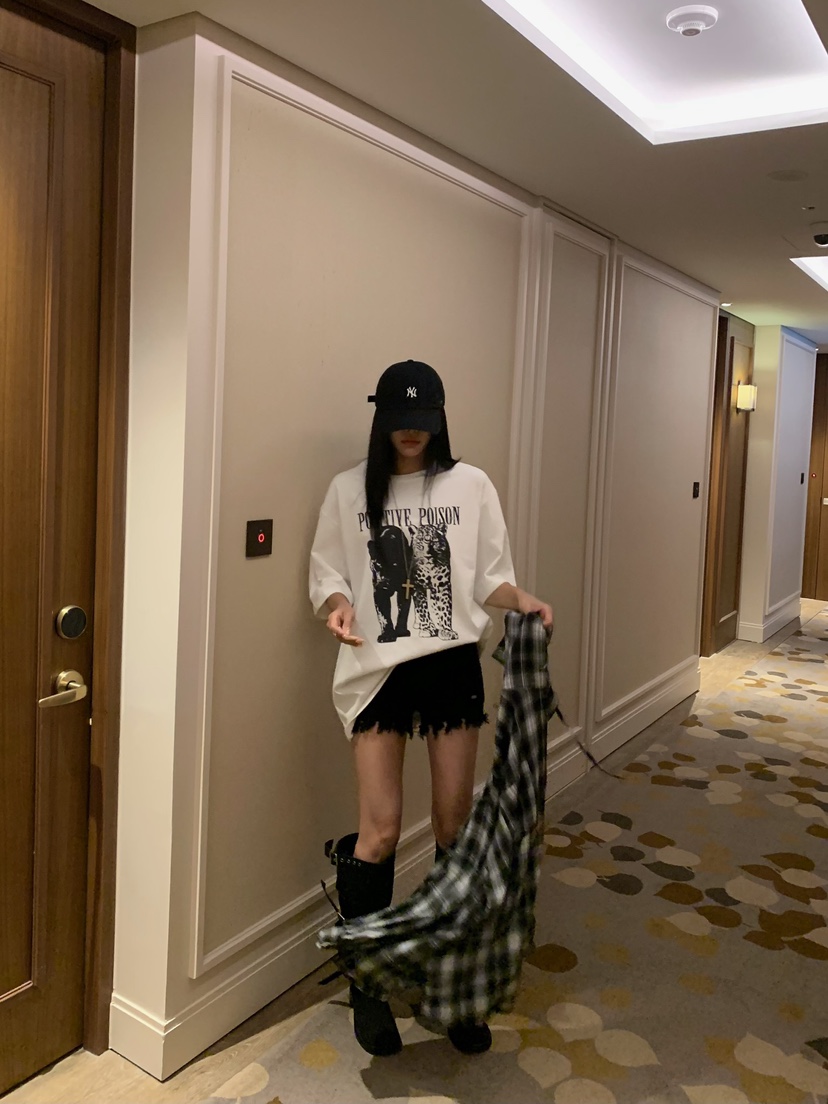 BADCALM韓國直郵女士新品時尚休閑熱賣推薦人氣真品短褲復古BADCALM短褲