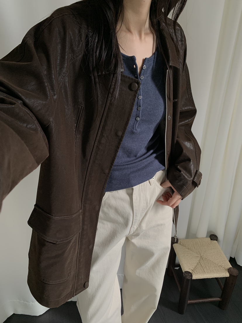 LE RIVE東大門實拍女士新品熱賣真品時尚人氣推薦休閑夾克LE RIVE夾克圖色2