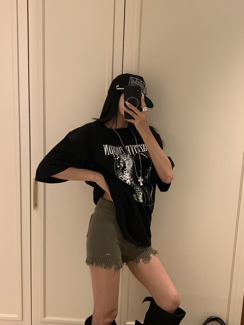 BADCALM東大門代購女士新品時尚職業推薦熱賣人氣休閑T恤BADCALMT恤