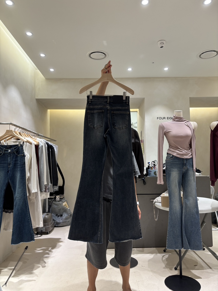 FOUREIGHT韓國代購女裝新品真品熱賣休閑推薦時尚職業牛仔褲FOUR EIGHT牛仔褲