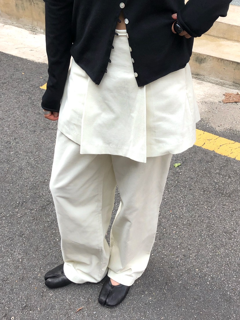 ONDO-P韓國直郵女士新款真品推薦熱賣休閑時尚裙褲燈芯絨ONDO-P裙褲