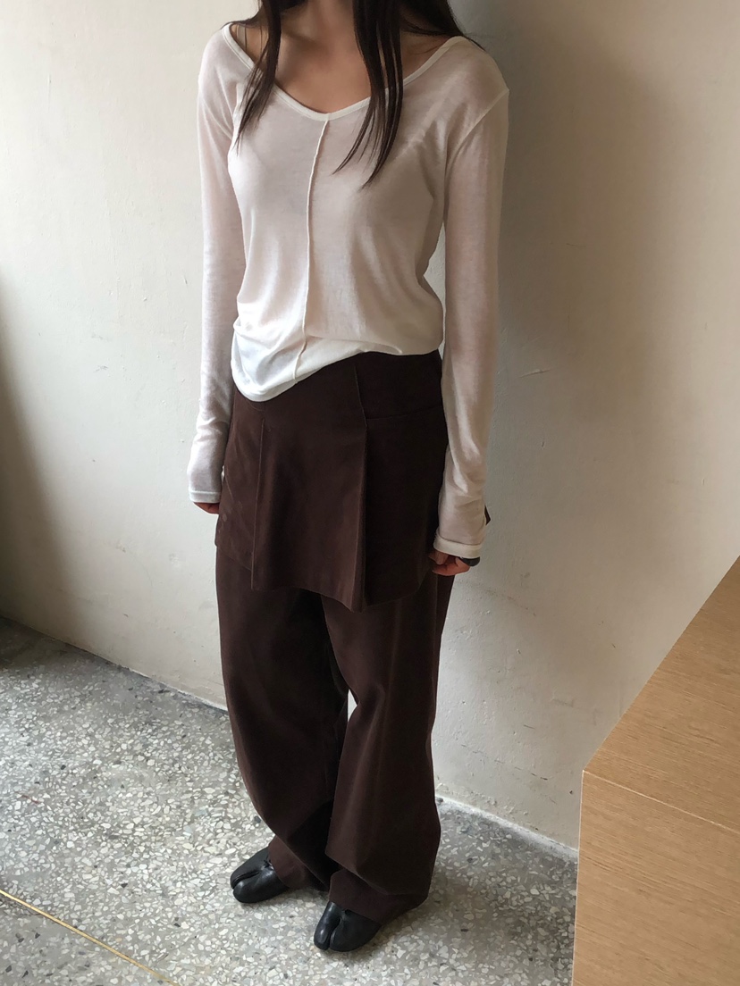ONDO-P韓國直郵女士新款真品推薦熱賣休閑時尚裙褲燈芯絨ONDO-P裙褲