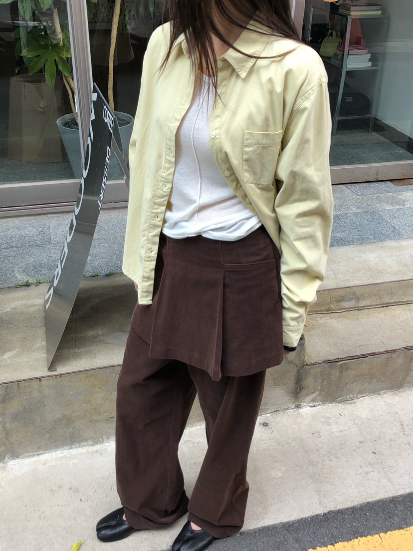 ONDO-P韓國直郵女士新款真品推薦熱賣休閑時尚裙褲燈芯絨ONDO-P裙褲