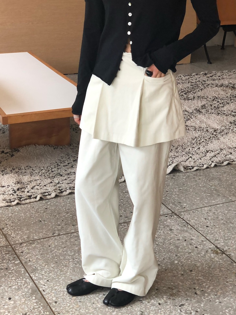 ONDO-P韓國直郵女士新款真品推薦熱賣休閑時尚裙褲燈芯絨ONDO-P裙褲圖色1