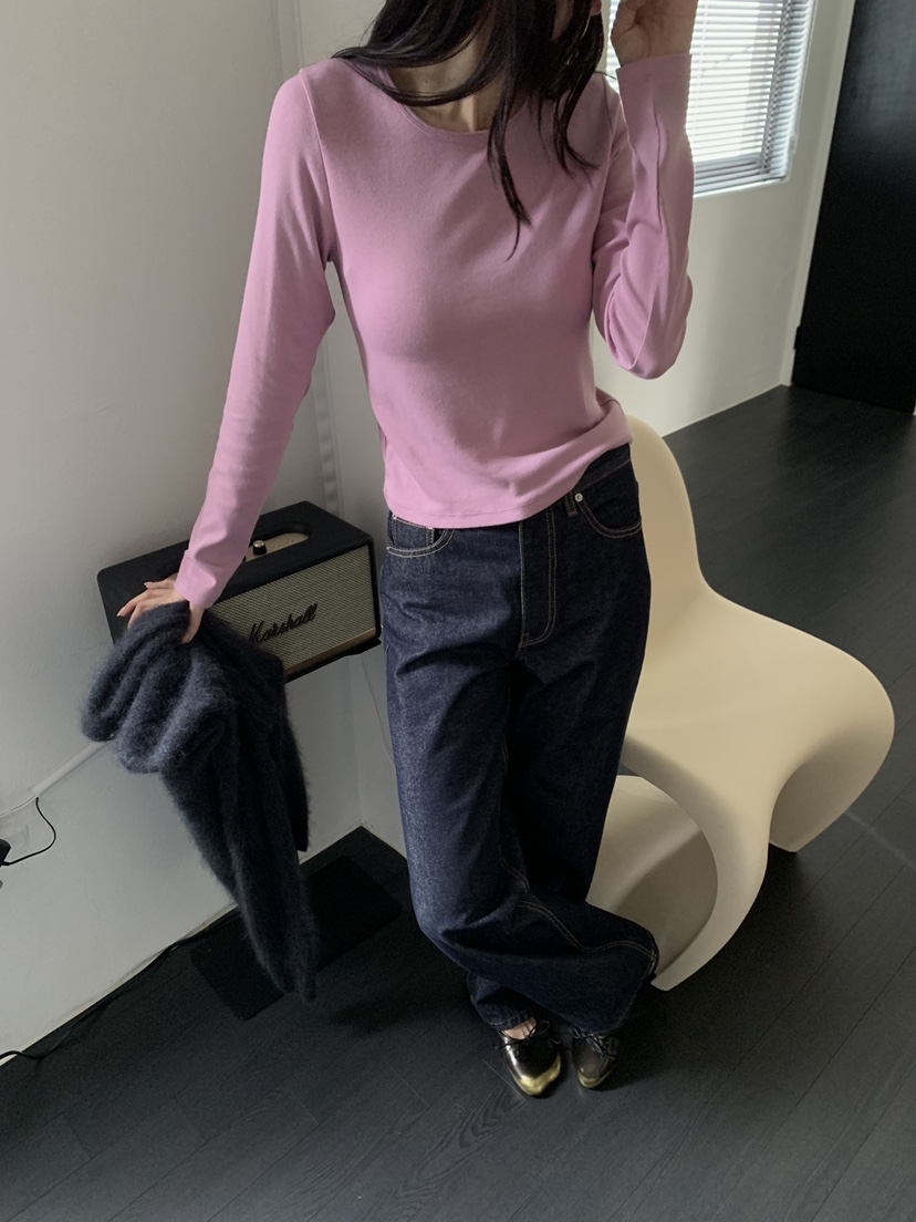 LE RIVE韓國直郵女士新款休閑真品人氣推薦時尚職業長袖T恤LE RIVE長袖T恤