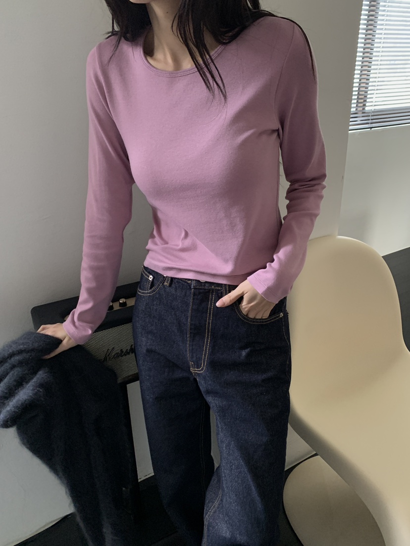 LE RIVE韓國直郵女士新款休閑真品人氣推薦時尚職業長袖T恤LE RIVE長袖T恤