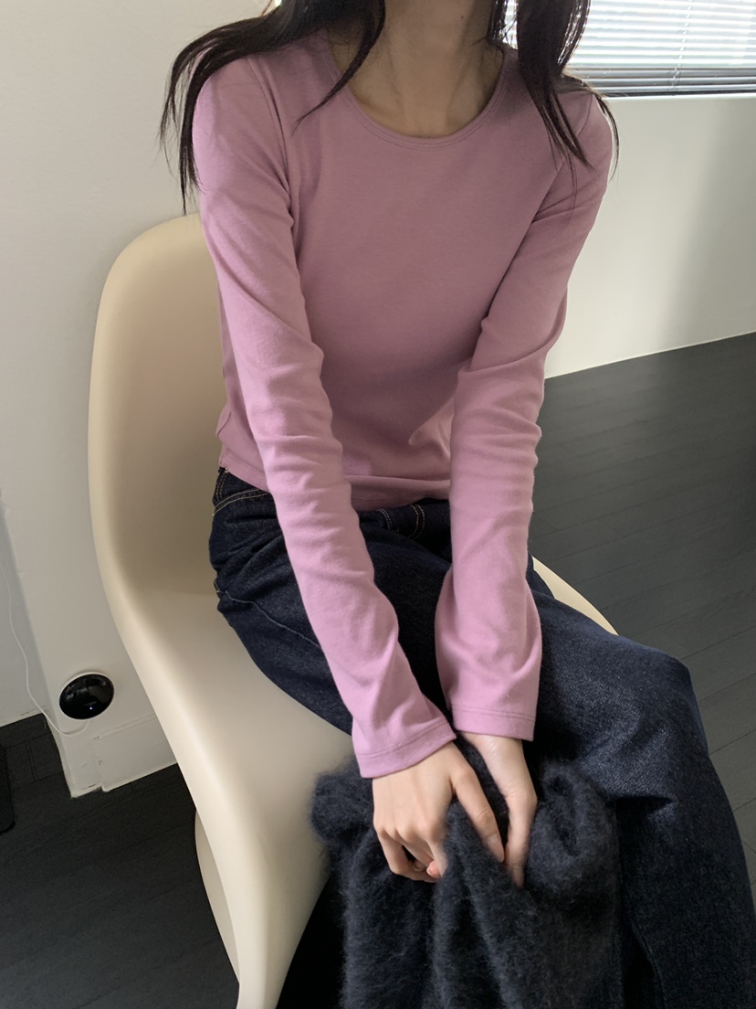 LE RIVE韓國直郵女士新款休閑真品人氣推薦時尚職業長袖T恤LE RIVE長袖T恤